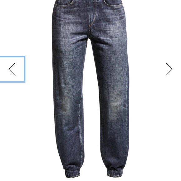 RAG & BONE Miramar Denim Printed Jogger Sweatpants Merest XS $225 - Picture 7 of 11